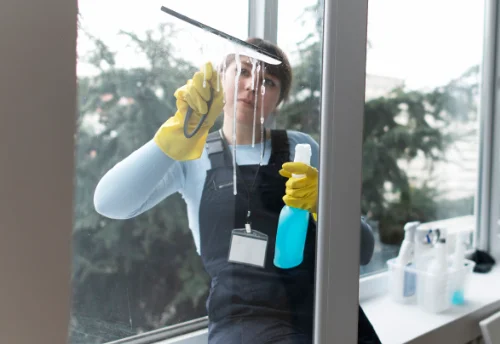 Nettoyage de vitres intérieures et extérieures à Gosné